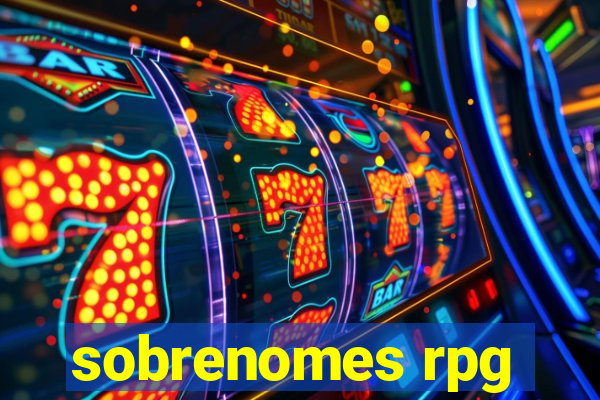 sobrenomes rpg